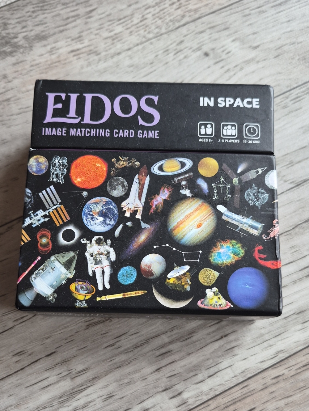 EIDOS In Space Image Matching Card Game - Black & Purple